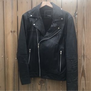 Barney’s Genuine Leather Motorcycle Jacket
